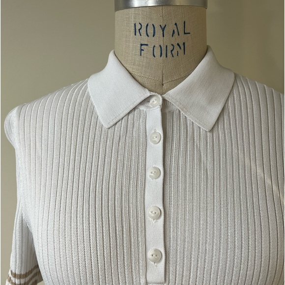 NWT👗 rag & bone Peyton Polo Knit Dress SZ-L - Picture 8 of 14